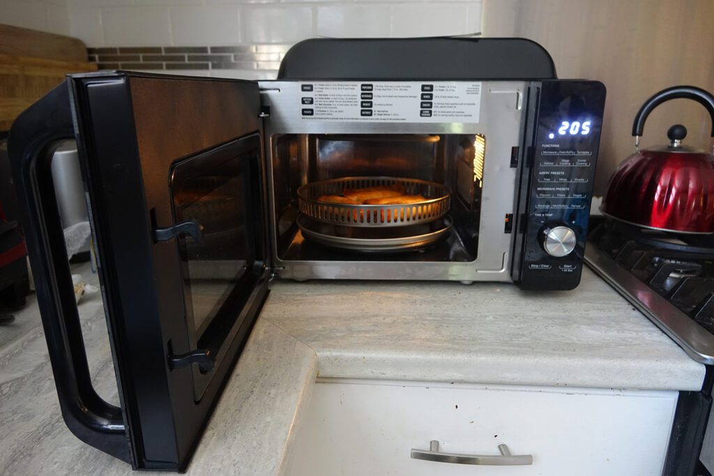 Reheating in a Microwave